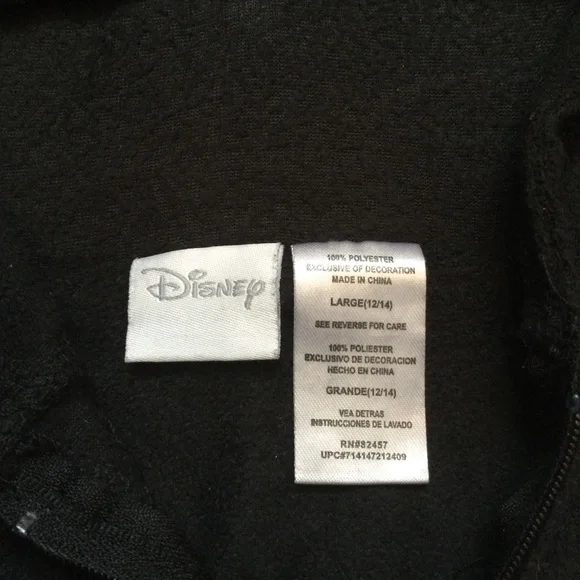 Disney Mickey Mouse Adult One Piece Pajamas Costume Size Large 12-14 - Picture 4 of 8